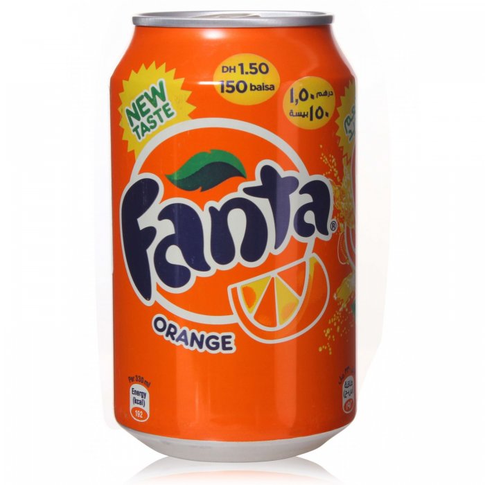 Fanta kutu portakallı